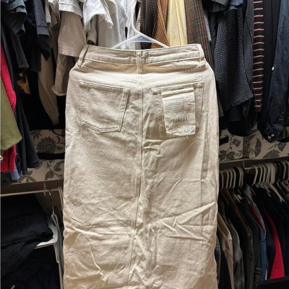 Still Here Panama skirt in bone - Picture 6 of 6